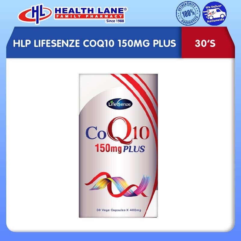 HLP LIFESENZE COQ10 150MG PLUS (30'S)
